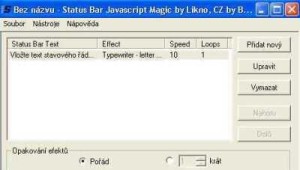 Status Bar Java Script Magic
